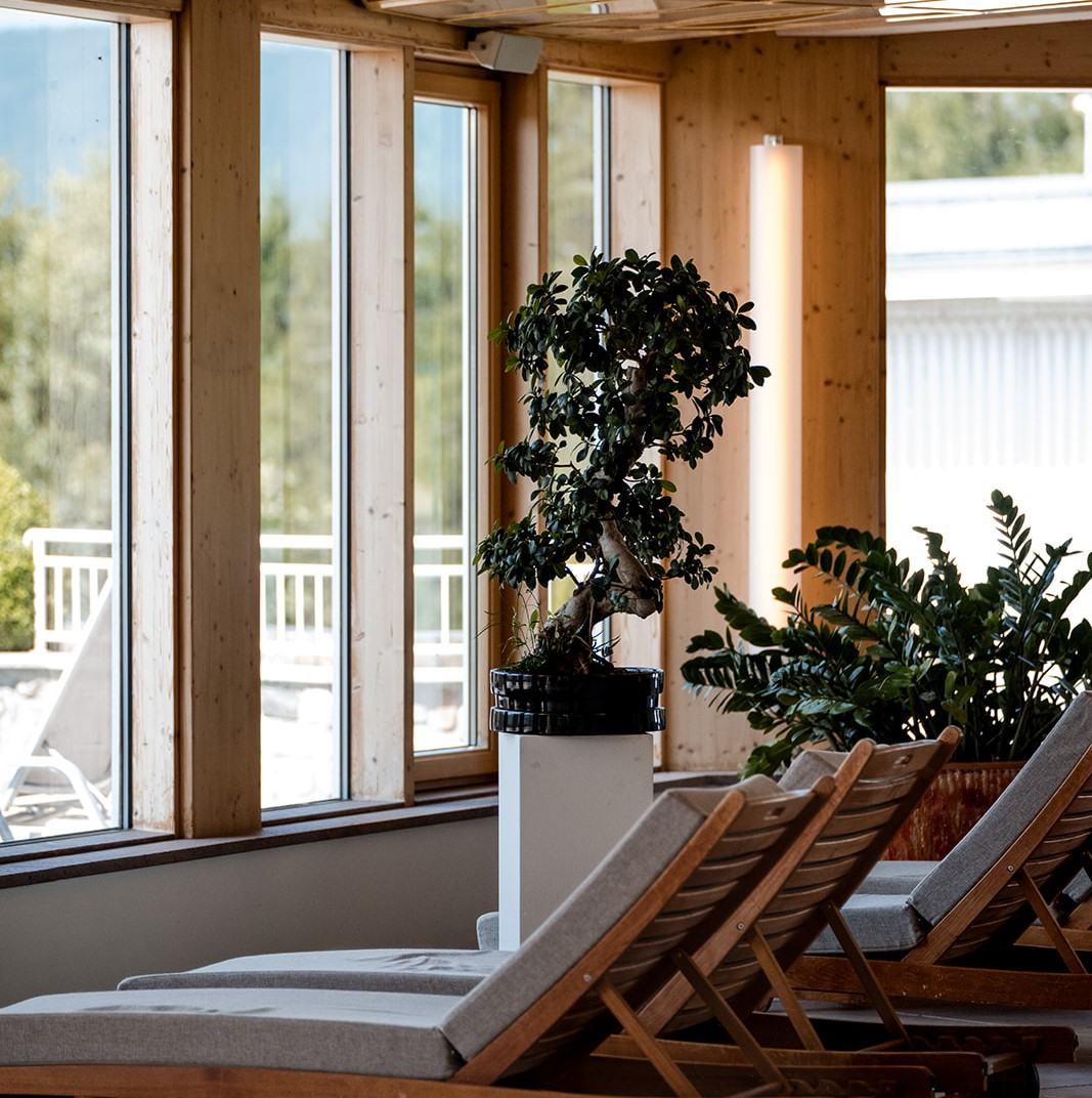 Ruhebereich im Hotel Vier Jahreszeiten am Schluchsee.
