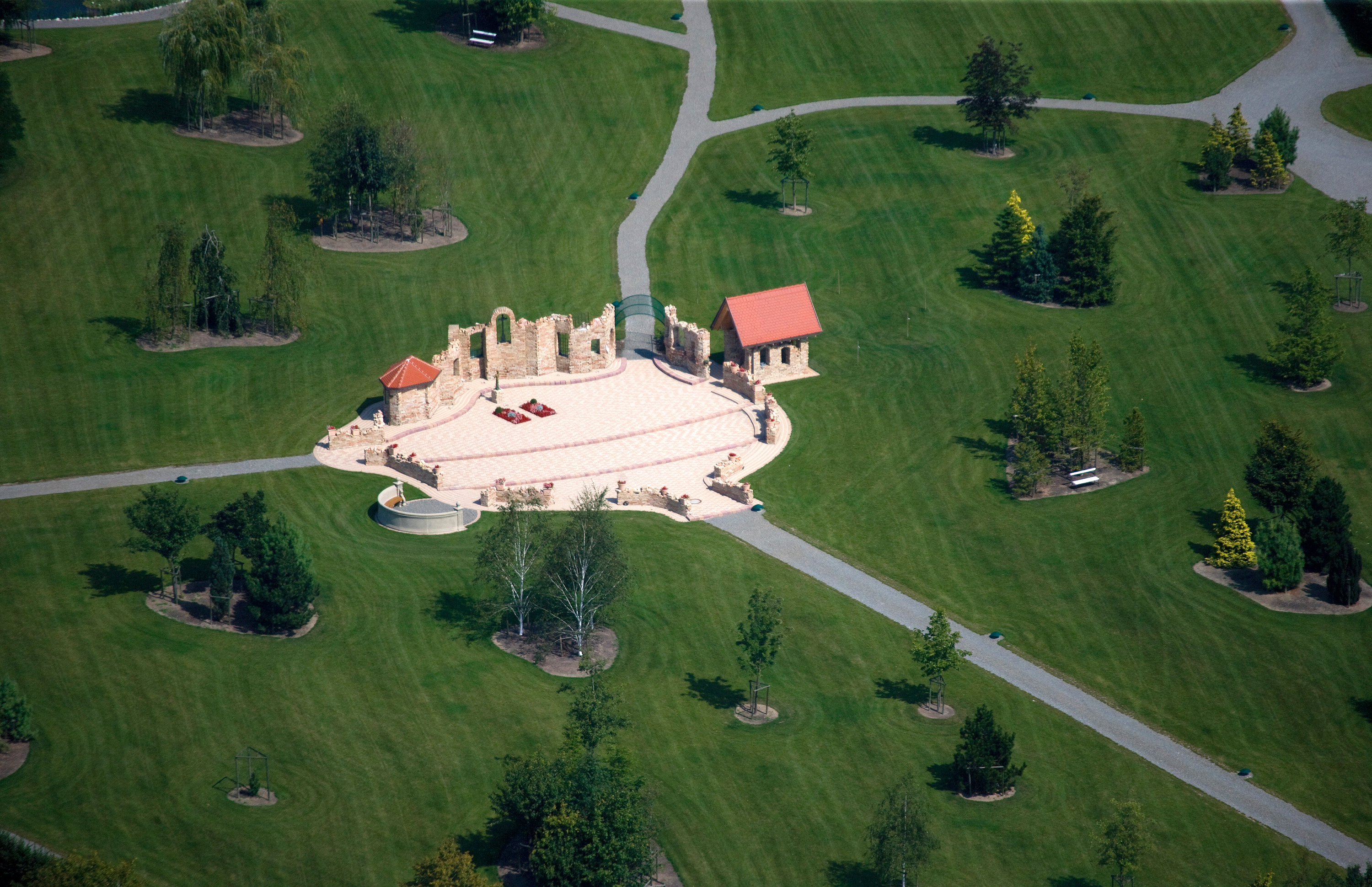 Kapelle im Schlossgarten, Altshausen.
