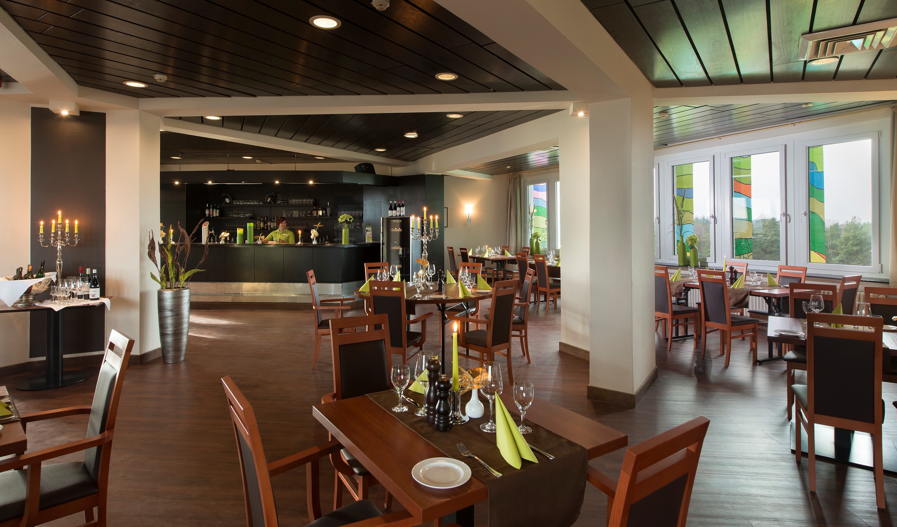 Panoramarestaurant, AHORN Seehotel Templin.