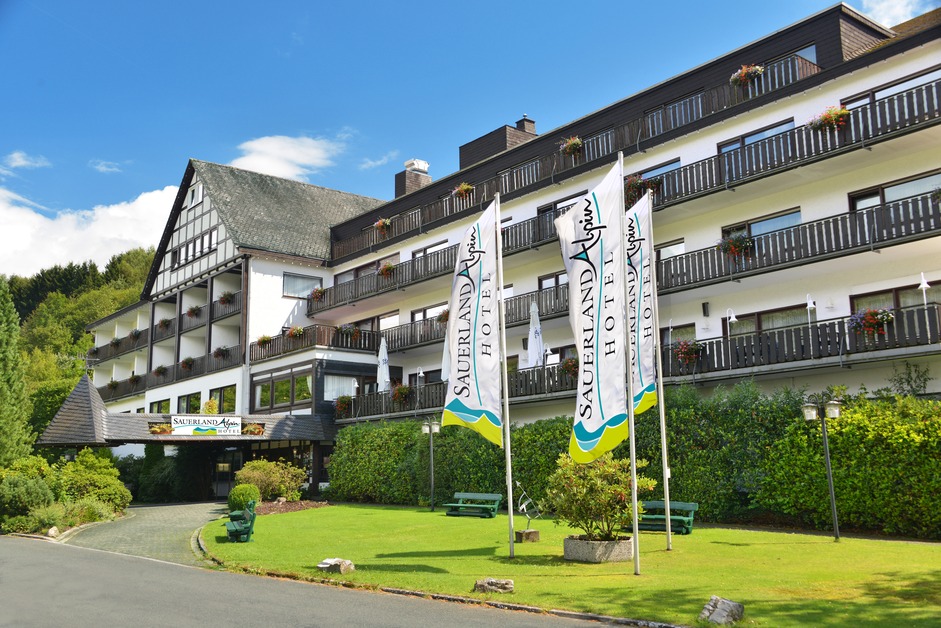 Das Sauerland Alpin Hotel in Schmallenberg.
