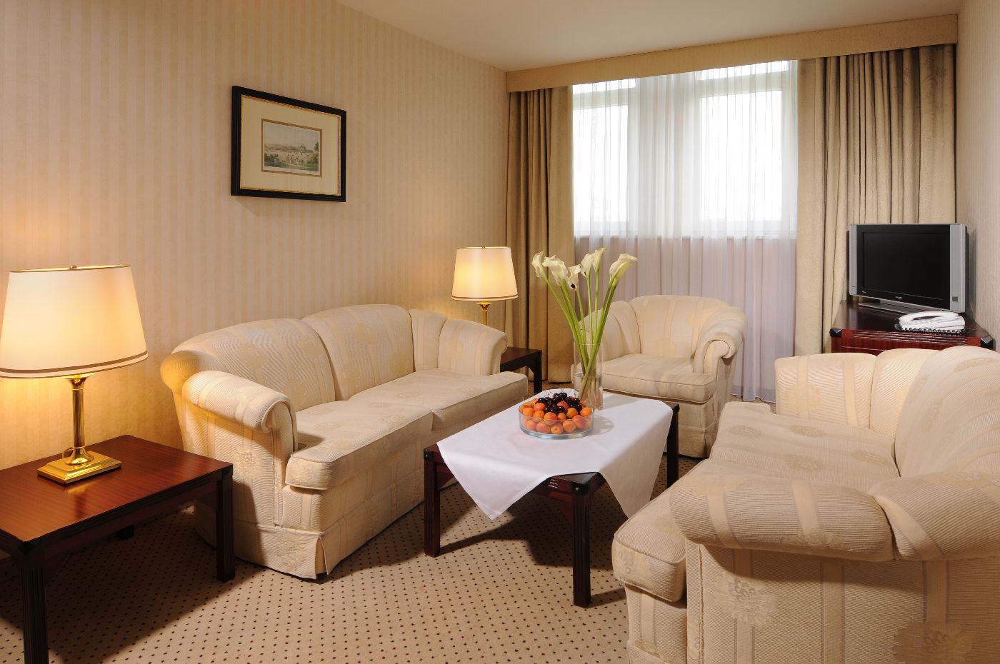 Junior-Suite im Maritim Parkhotel Mannheim.