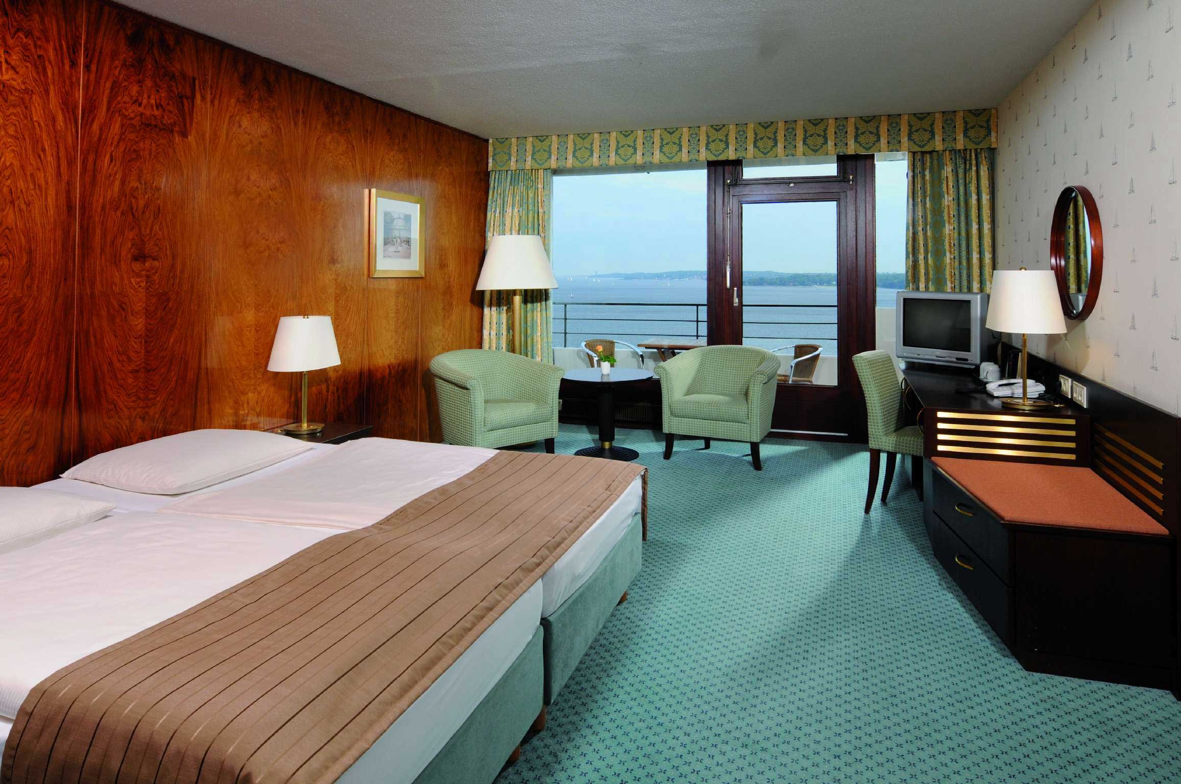 Superior Zimmer im Maritim Hotel Bellevue, Kiel.
