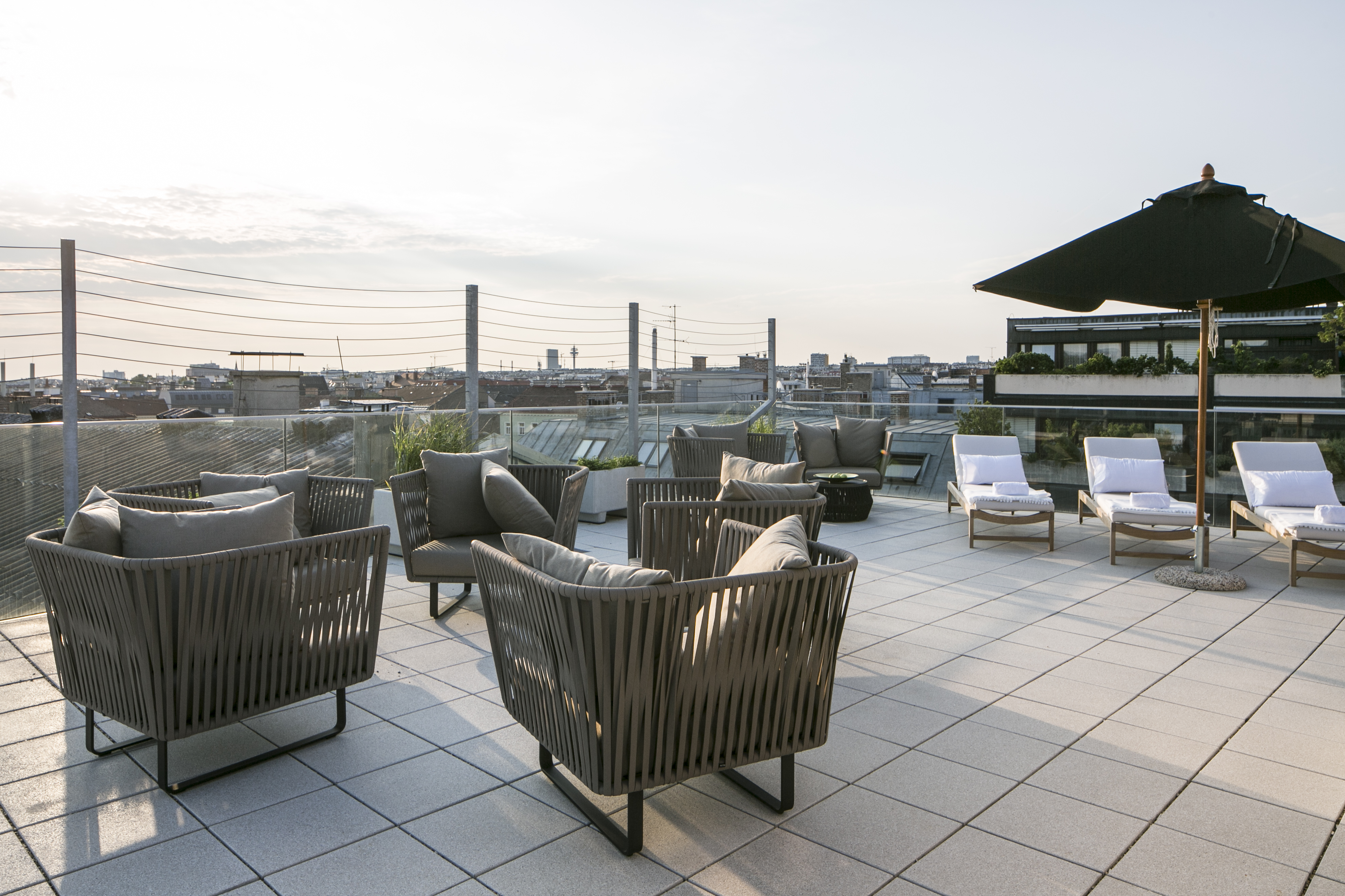 Dachterrasse MAXX by Steigenberger, Wien.
