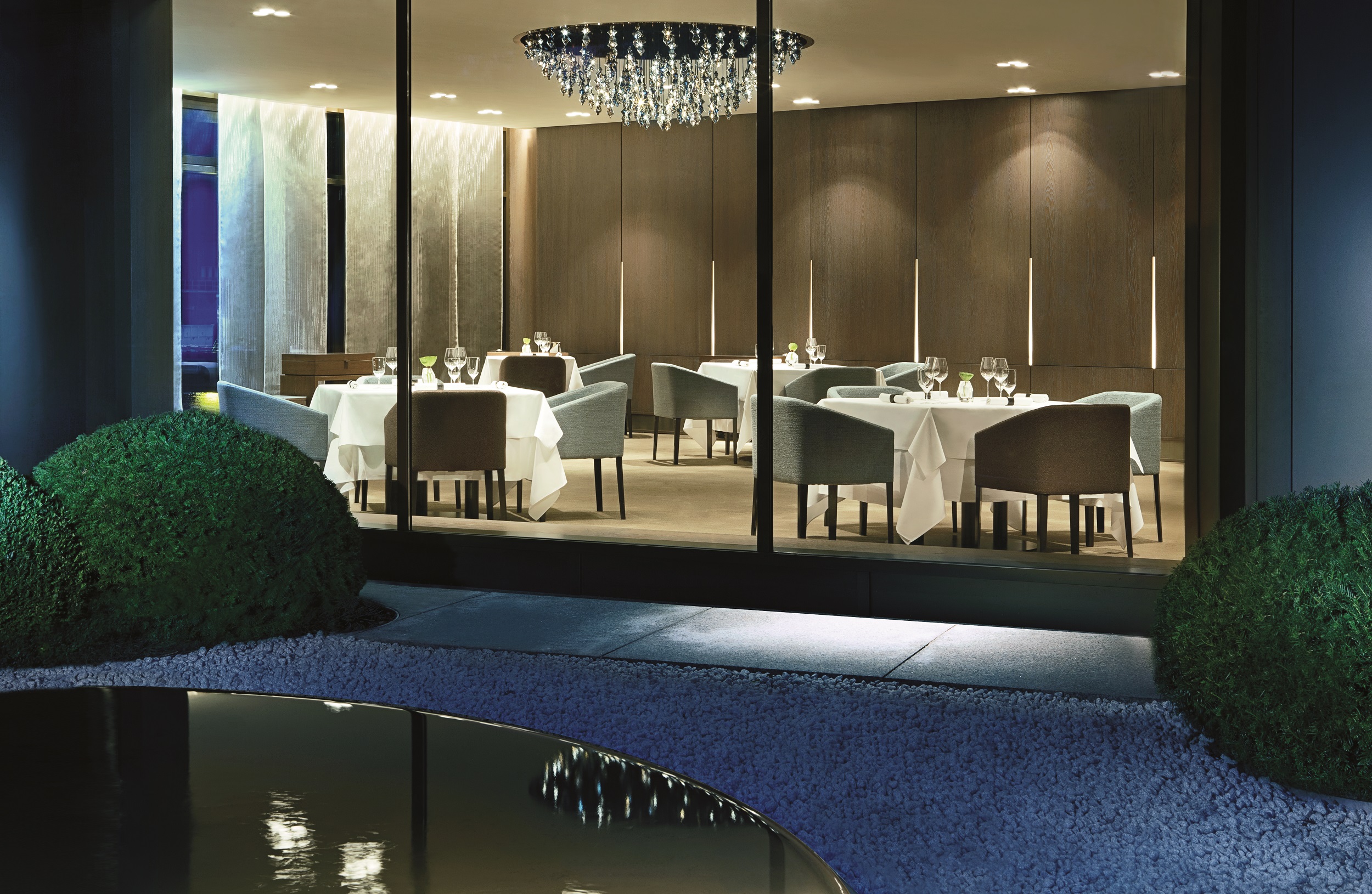 Restaurant Aqua im The Ritz-Carlton, Wolfsburg.
