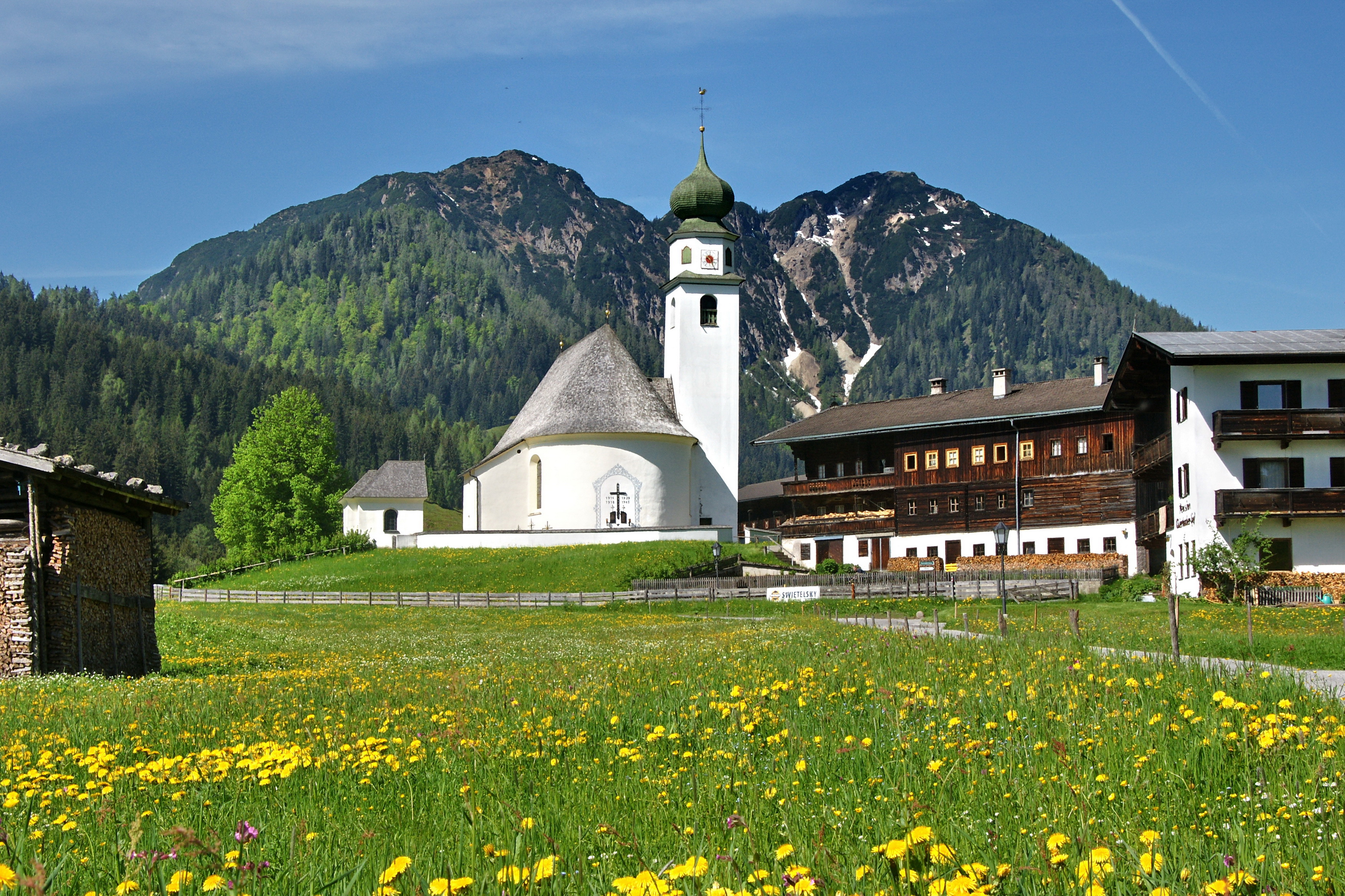 Das romantische Thierbach ist das höchstgelegenen und zugleich kleinste Kirchdorf der Wildschönau.
