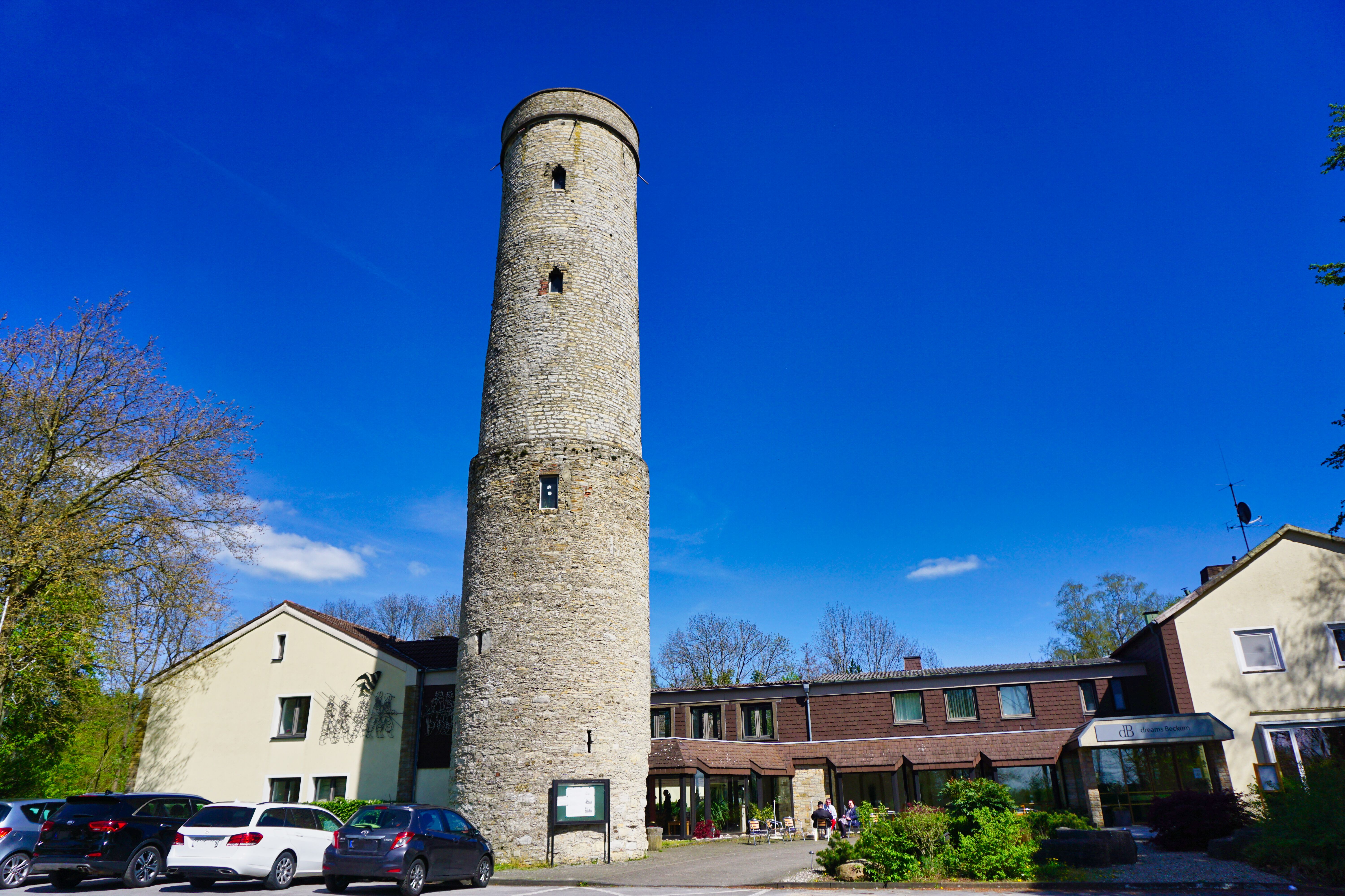 Turm der Soestwarte auf dem Höxberg, Beckum.
