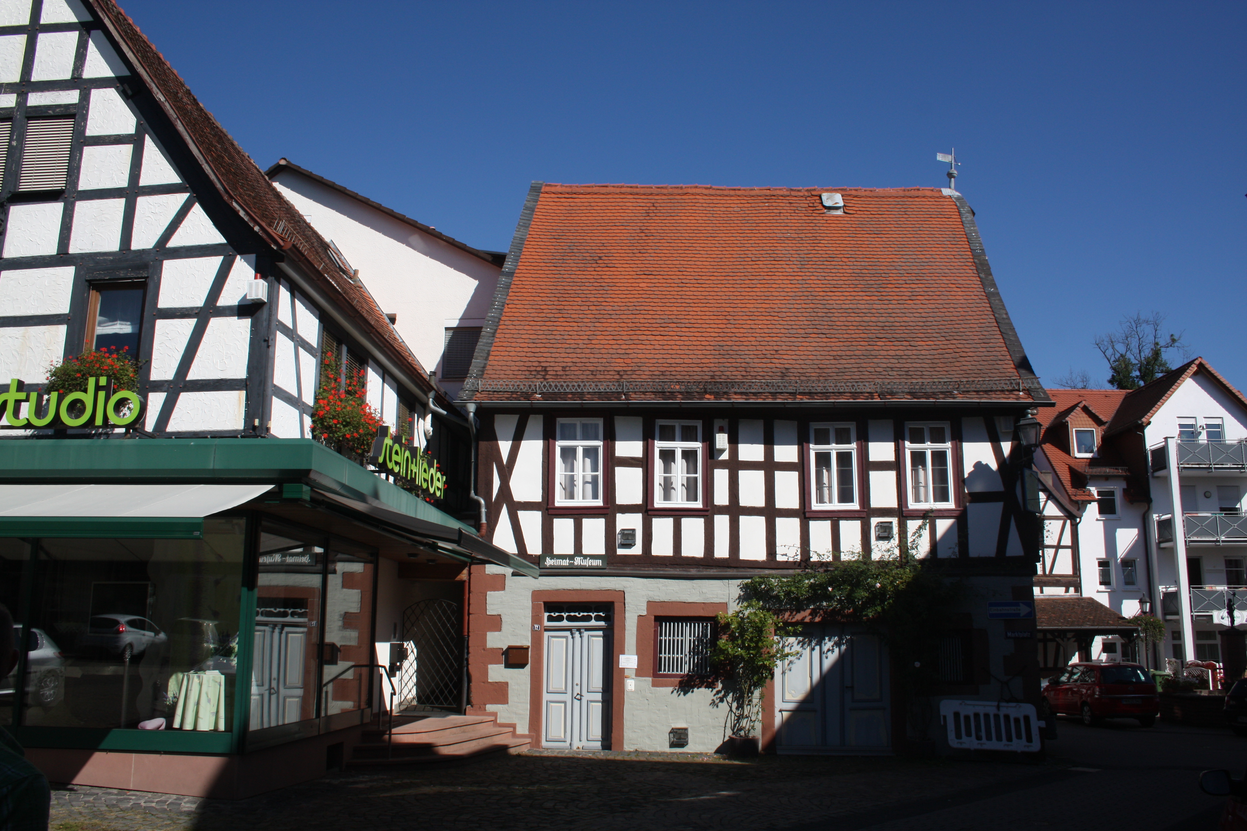 Das Heimatmuseum von Wächtersbach u.a. mit der Wächtersbacher Keramik.