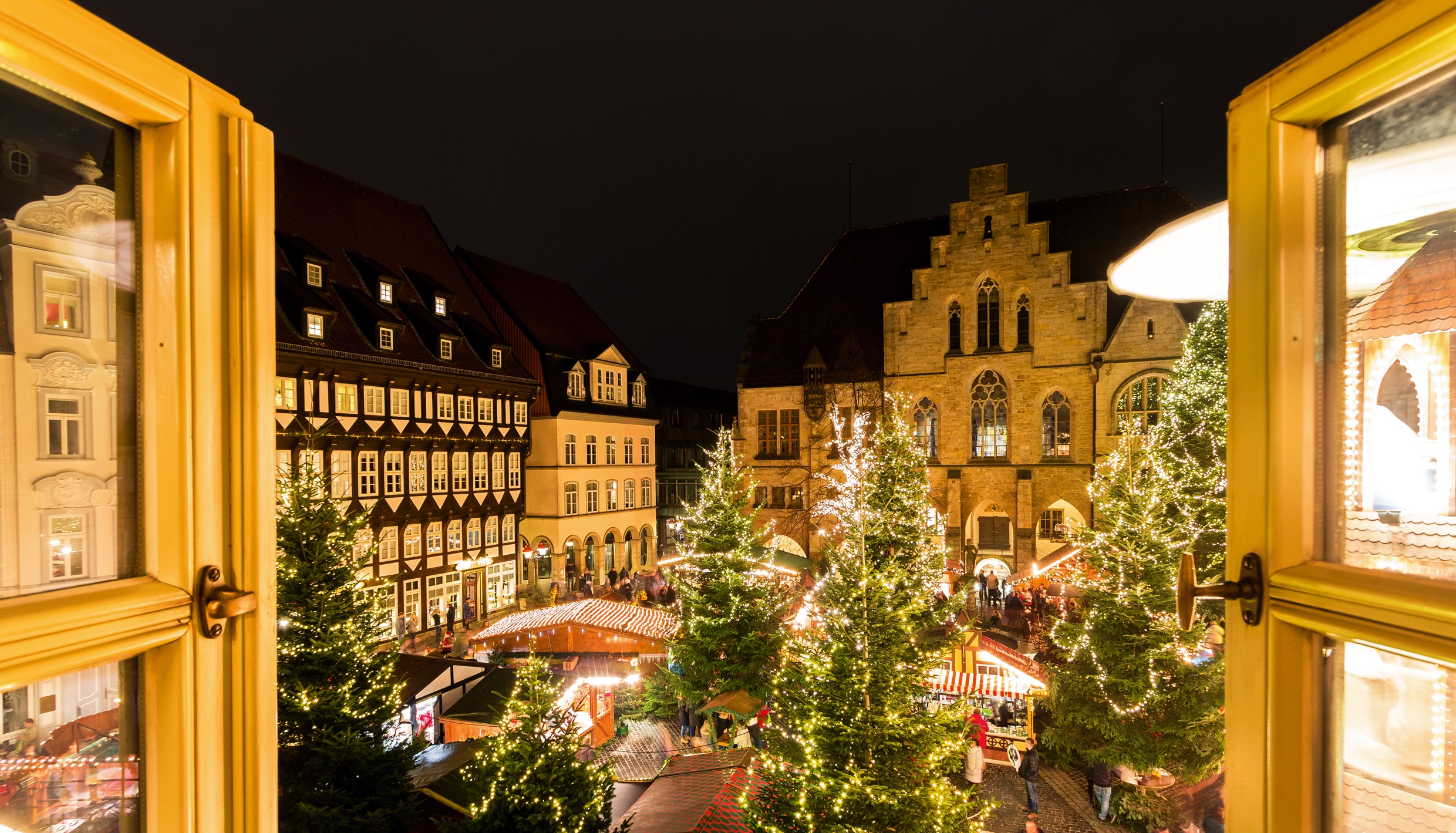 Weihnachtsmarkt Hildesheim.
