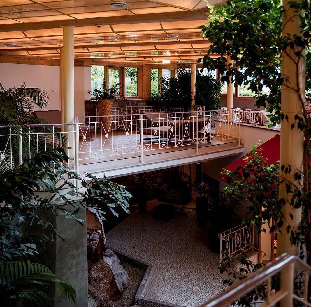 Wellnessbereich im Hotel Vier Jahreszeiten am Schluchsee.