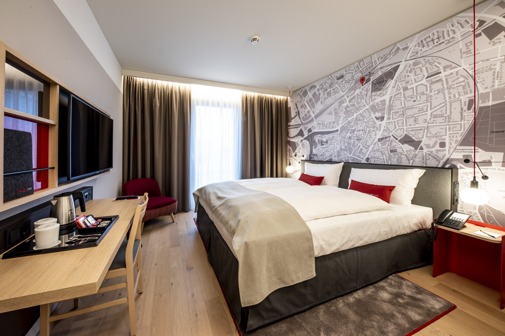 Zimmer im IntercityHotel, Hildesheim.