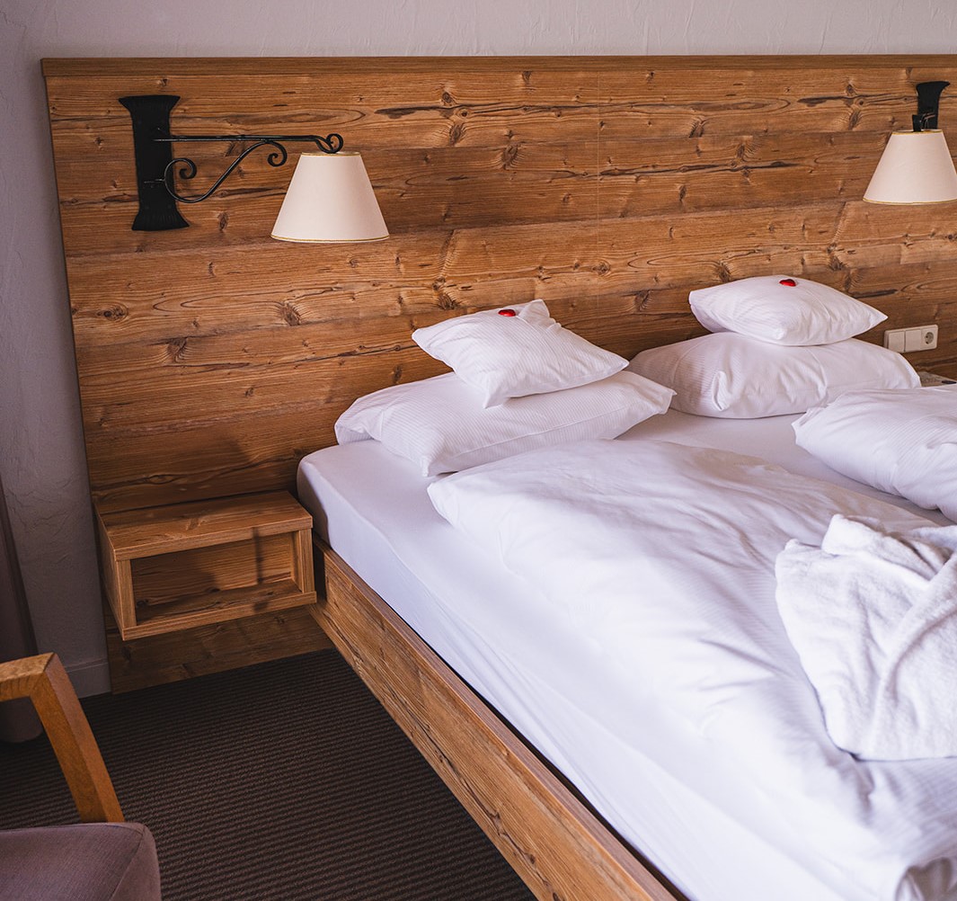 Zimmer im Hotel Vier Jahreszeiten am Schluchsee.