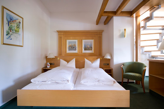 Zimmer im Hotel Zum Löwen, Friedewald.
