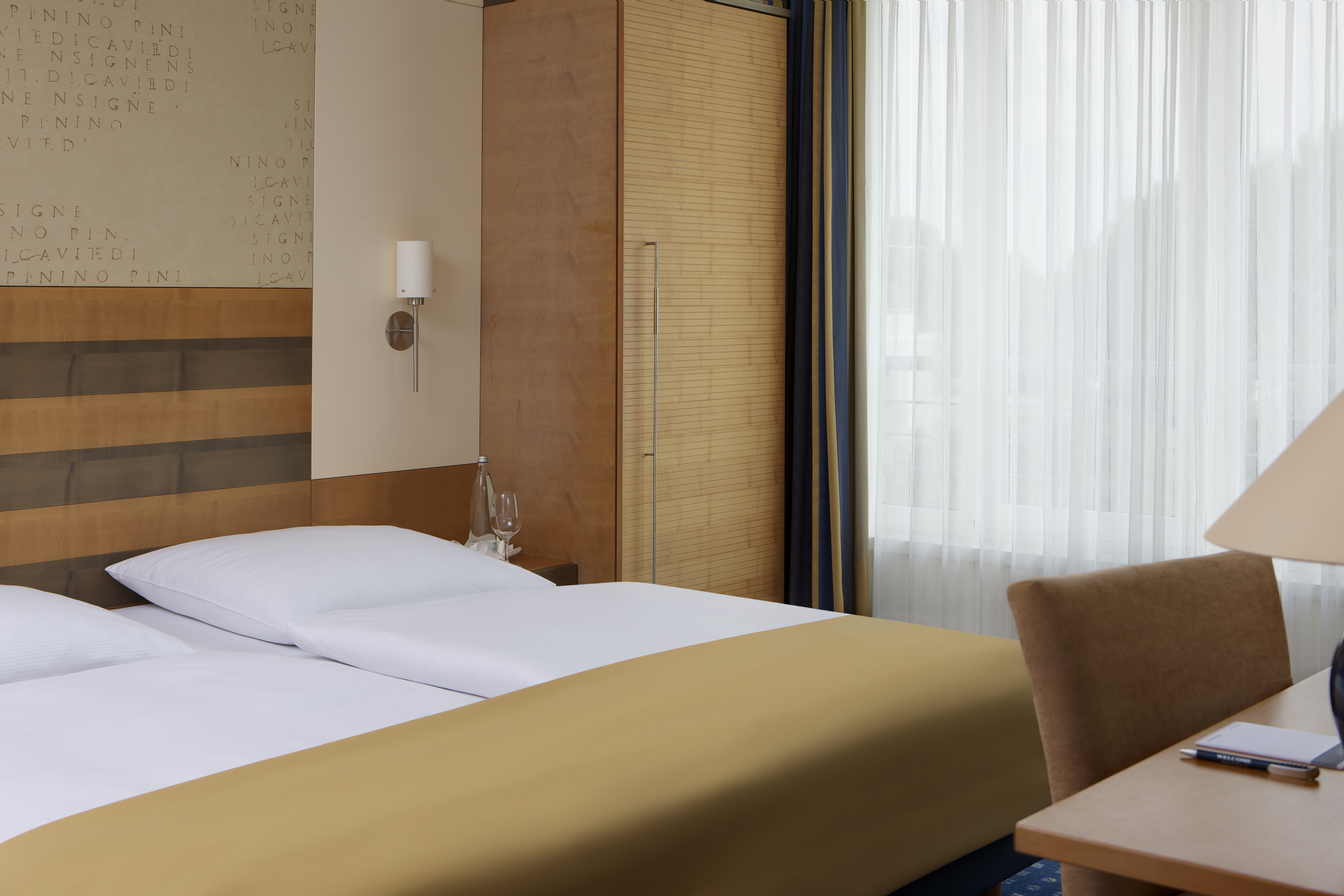 Zimmer im Welcome Hotel, Wesel.
