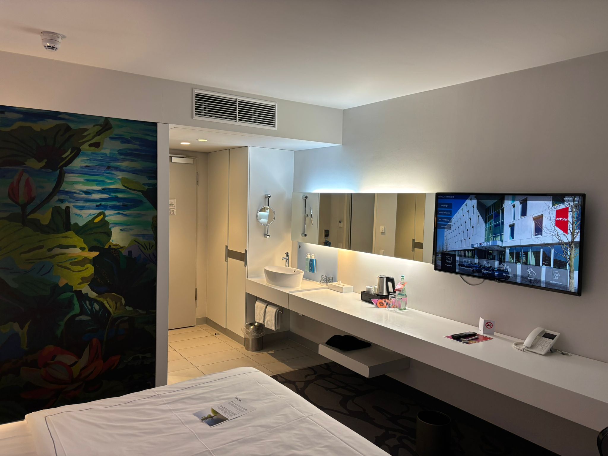 Zimmer im artHotel cologne, Köln.
