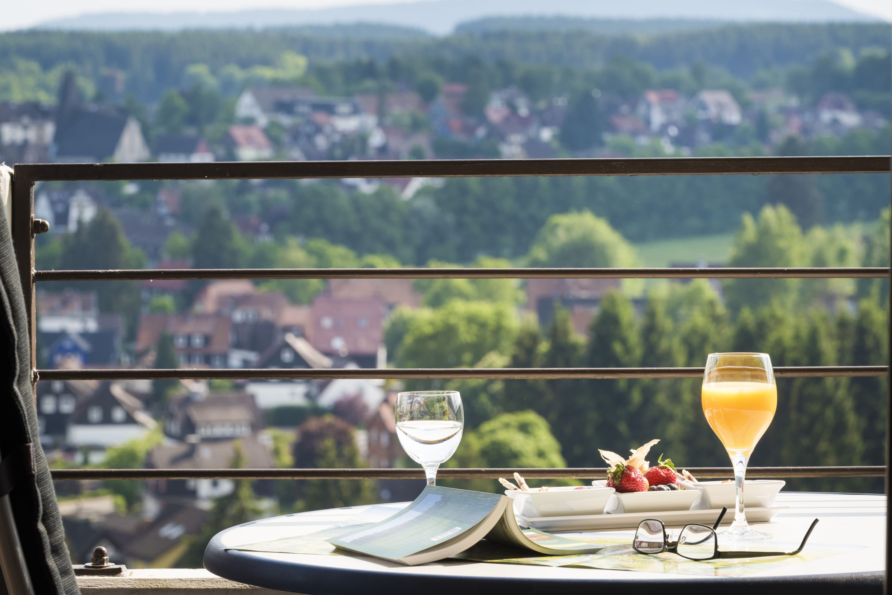 Panoramazimmer Balkon, AHORN Harz Hotel Braunlage.