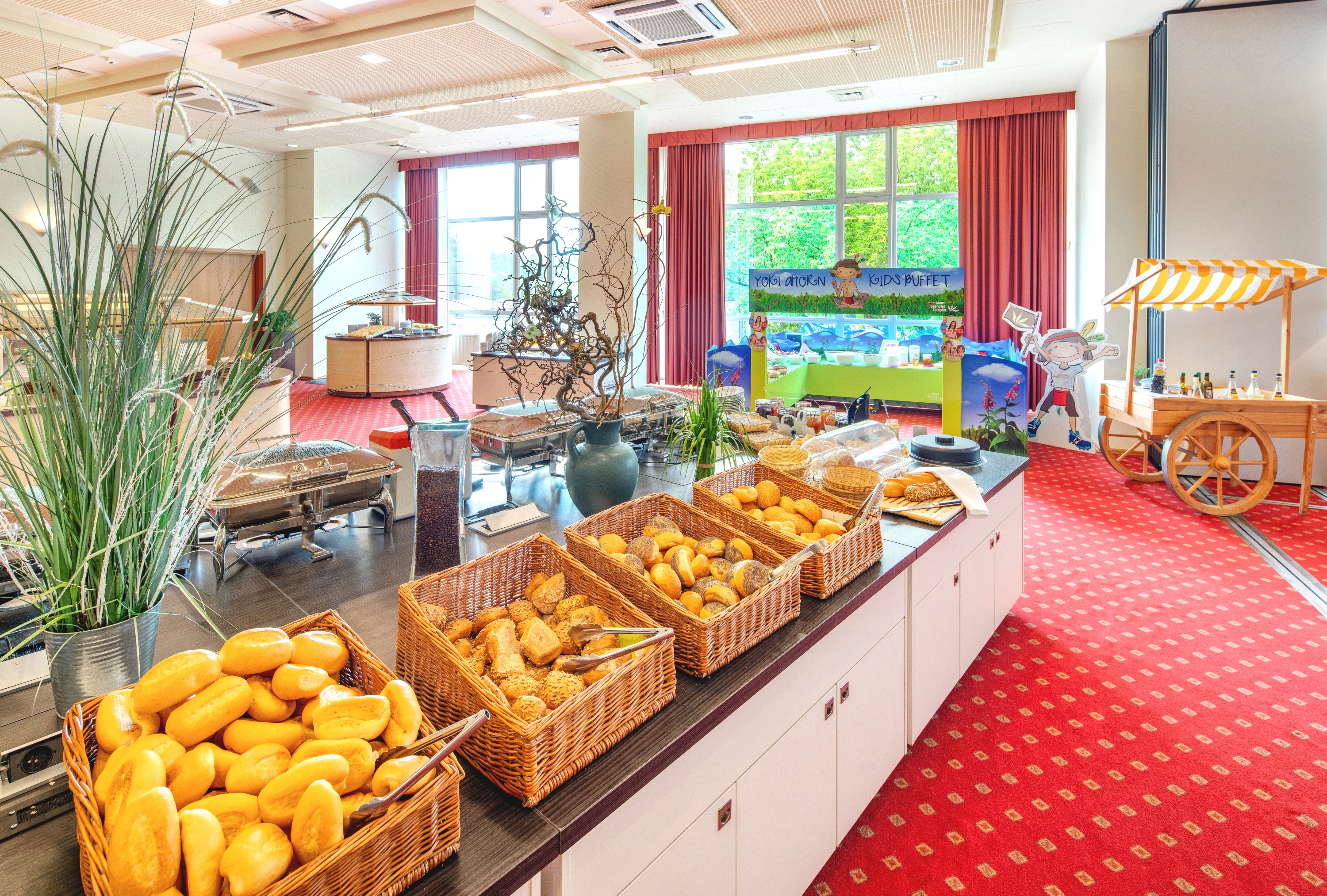 Frühstücksbuffet, AHORN Seehotel Templin.