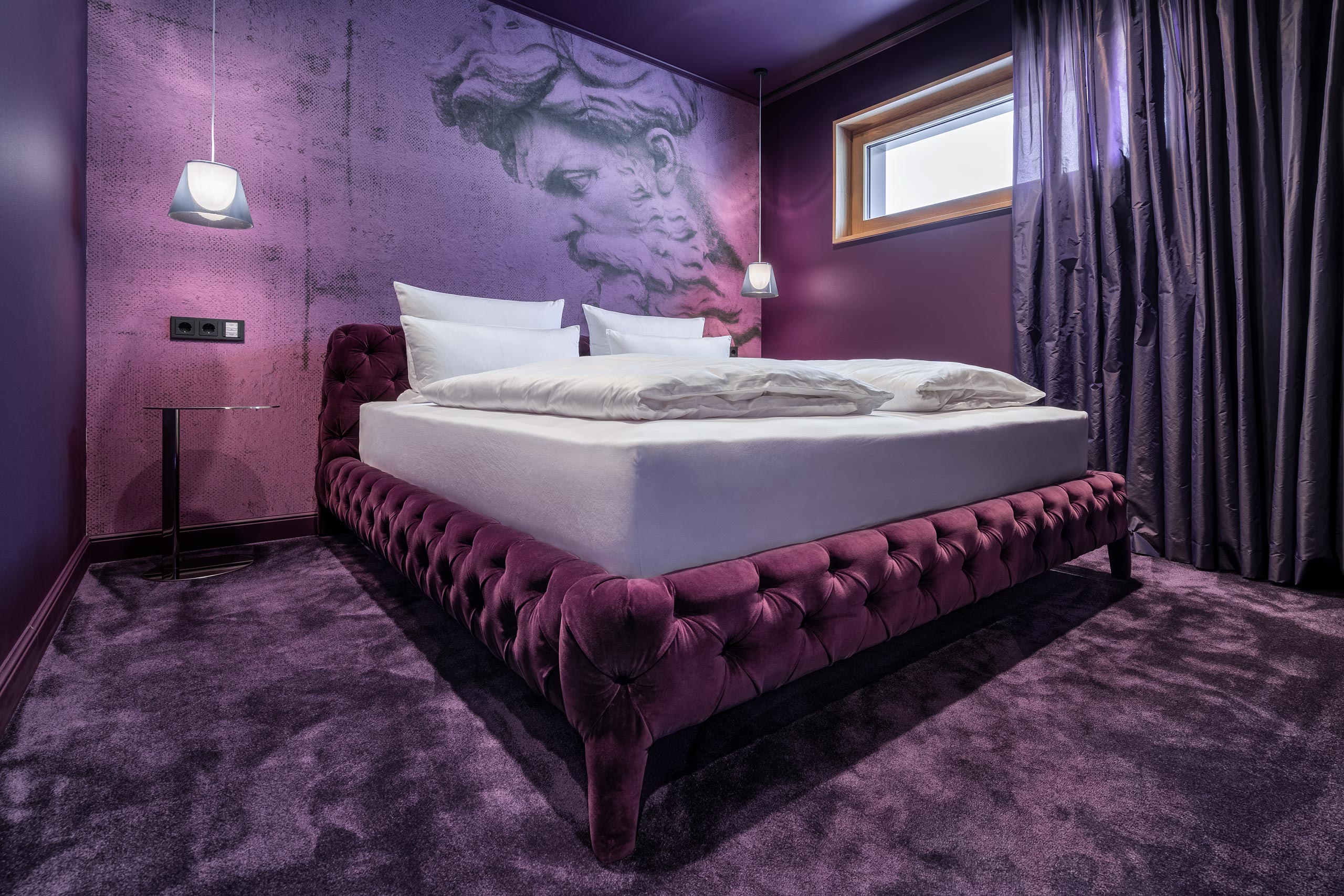 Zimmer im Designhotel Laurichhof, Pirna.

