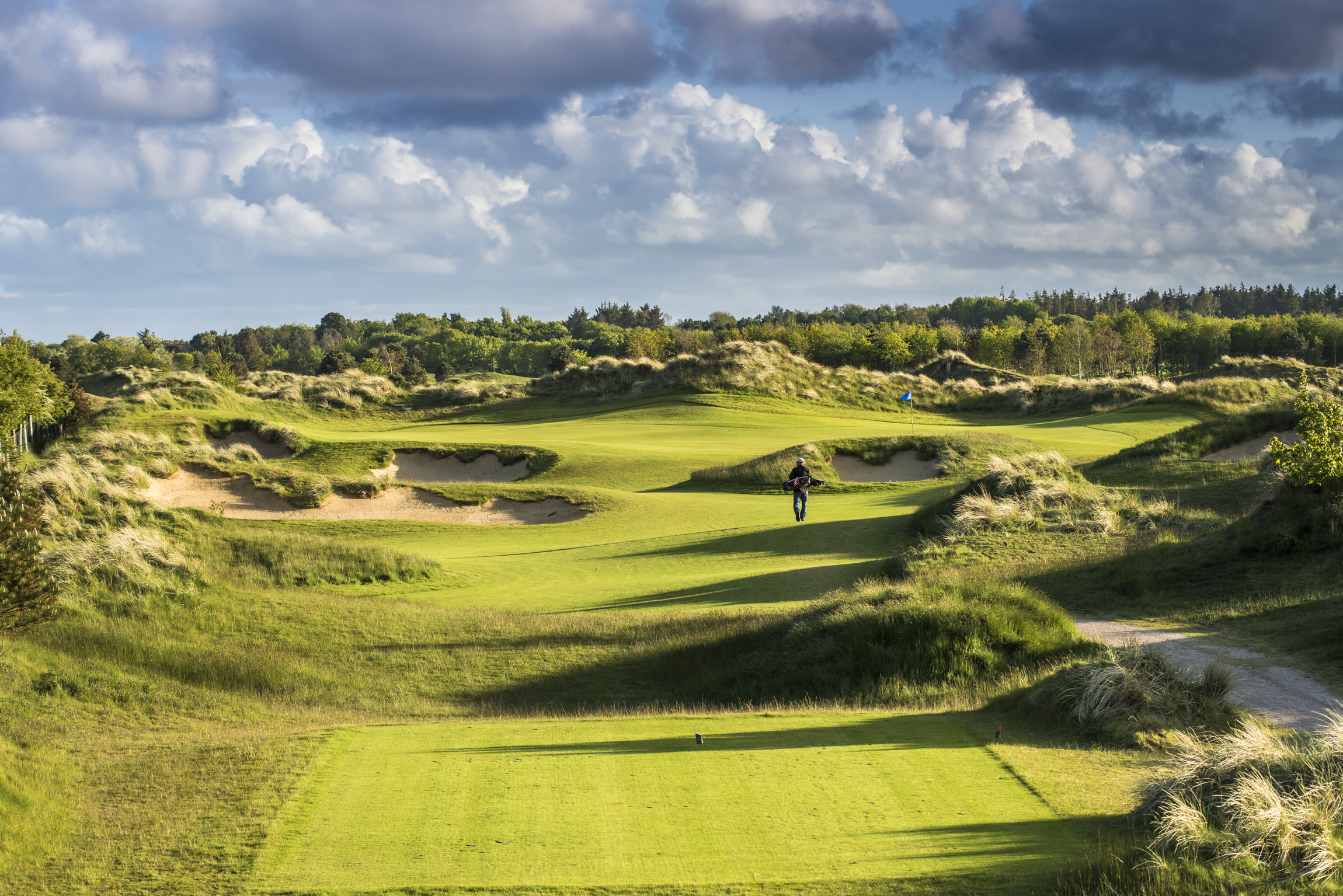 Golf Club Föhr ganz nah am Rackmers Hof, Oevenum auf Föhr.
