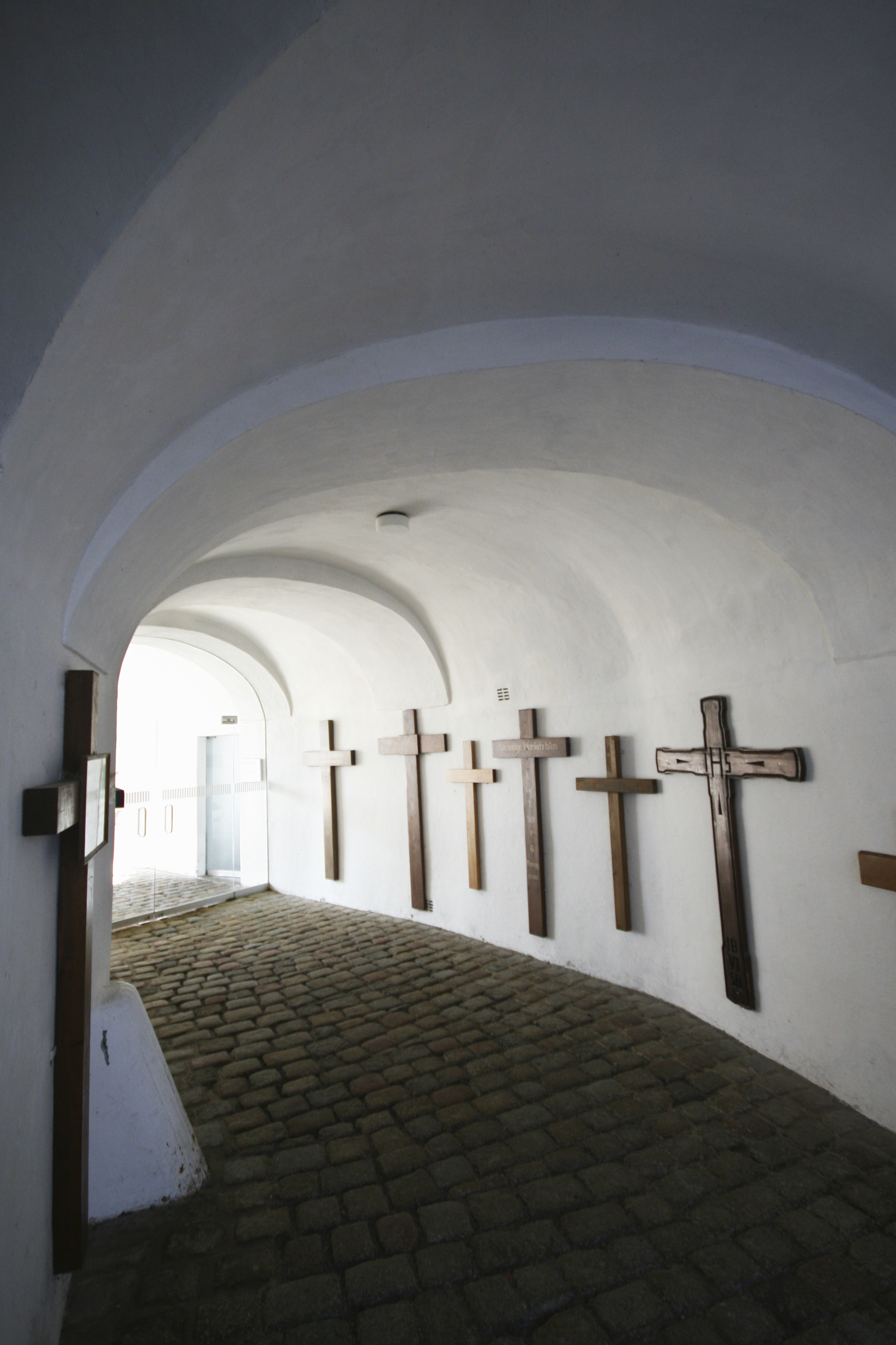 Kreuzgang vom Kloster Andechs.
