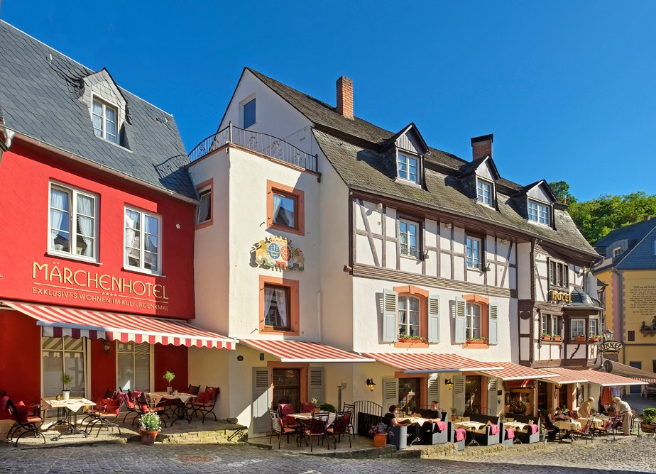 Das Märchenhotel – anno 1640 in der Außenansicht.
