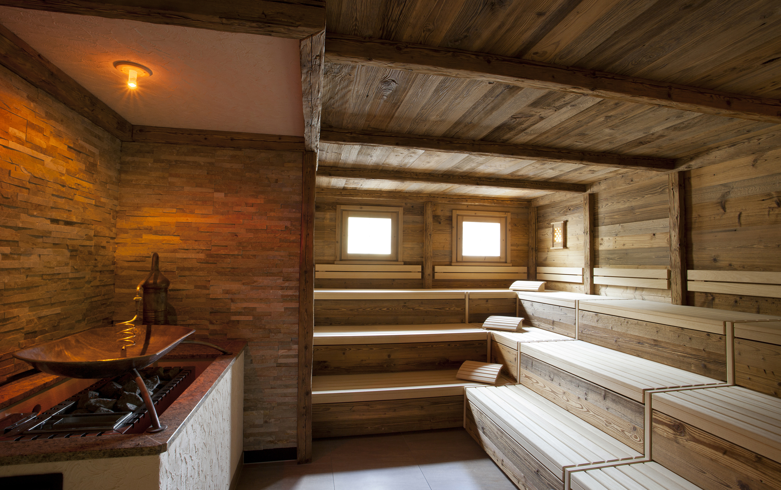Bio-Sauna vom Panoramahotel Oberjoch.
