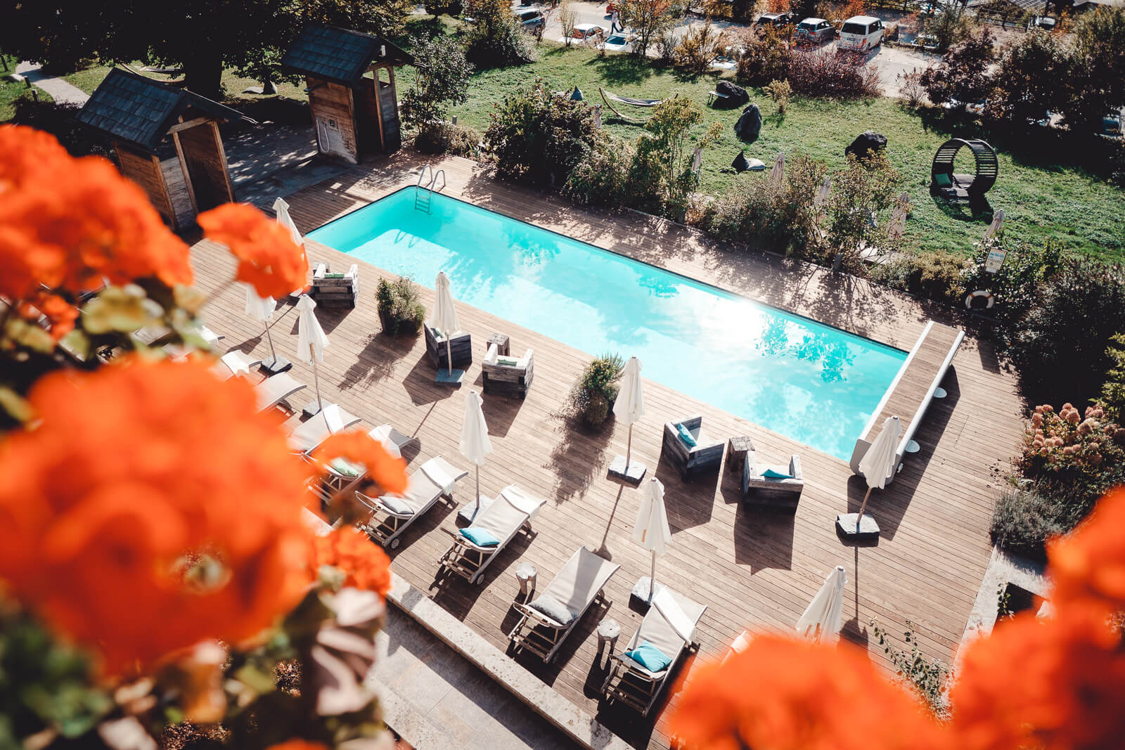 Pool Berghotel Rehlegg, Ramsau.
