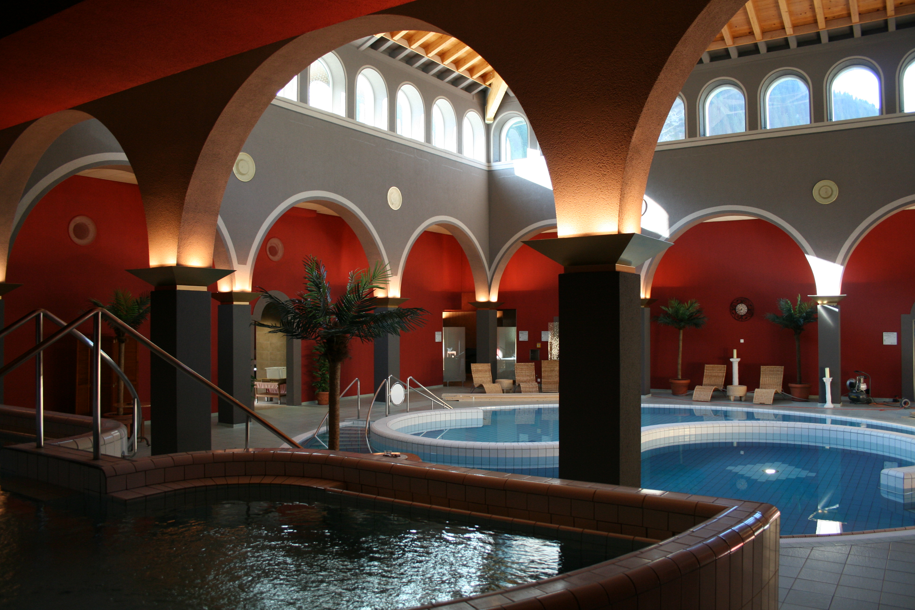 Römisch-Irisches Bad im Lindner Hotel Alpentherme Leukerbad.