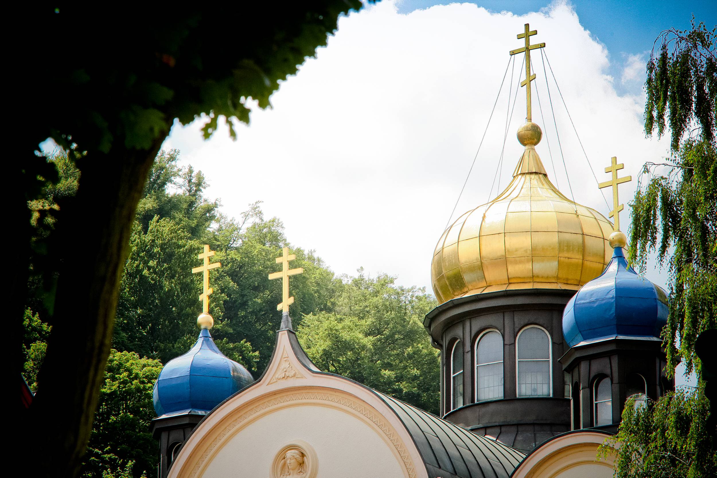 Die russisch orthodoxe Kirche in Bad Ems.
