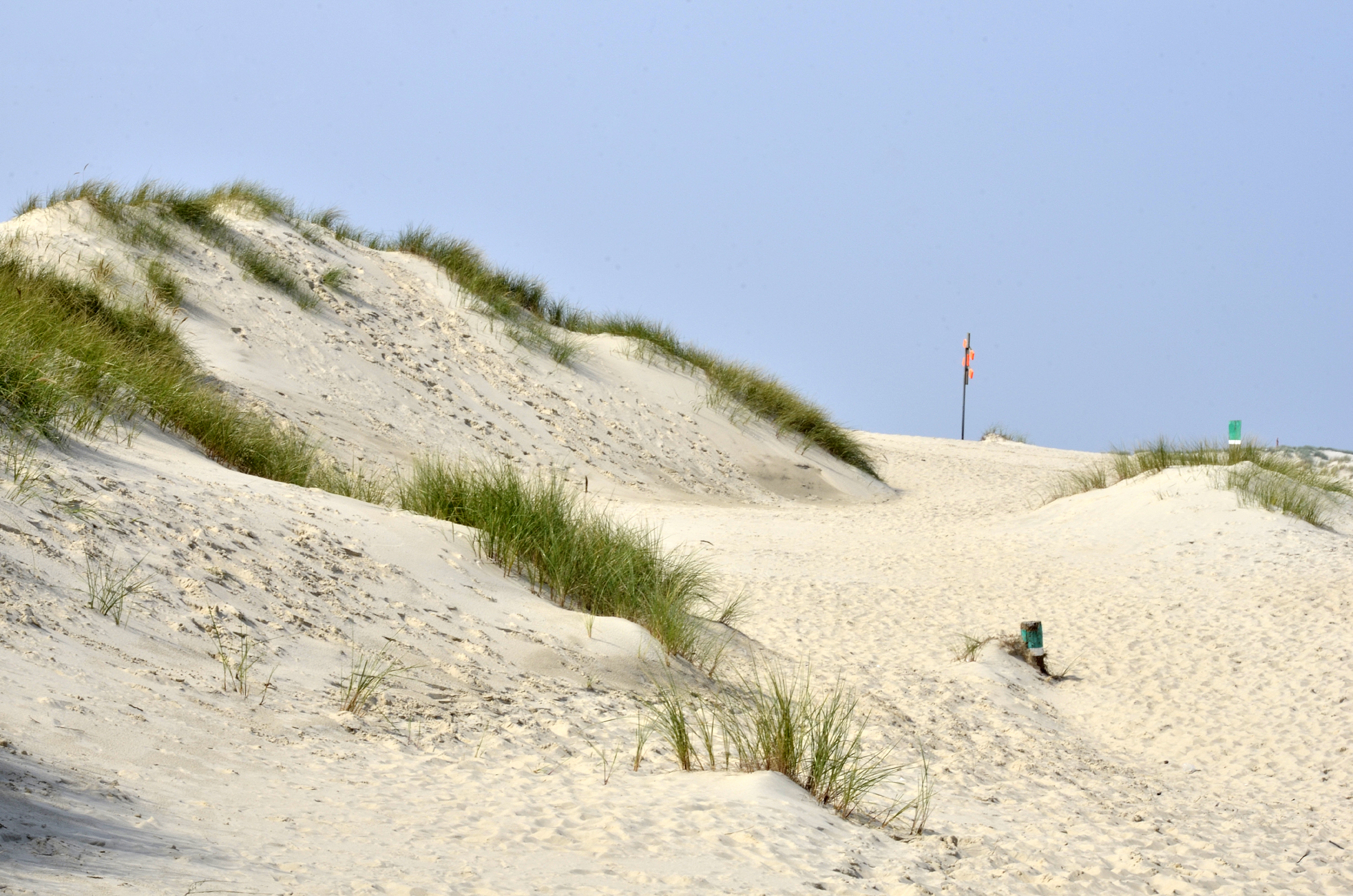 Sanddünen auf Norderney.
