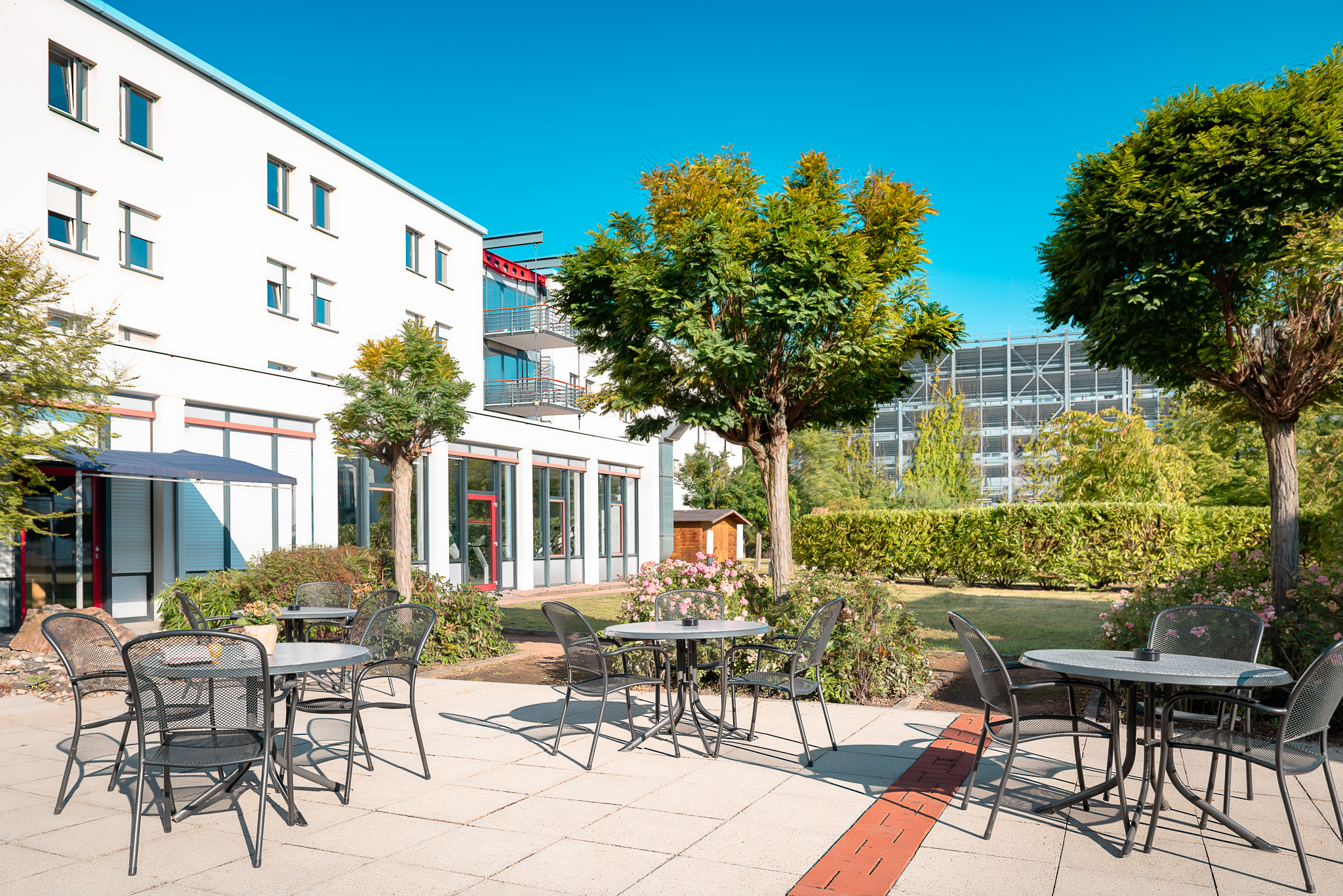 Terrasse The Hotel Darmstadt.