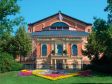 Das Bayreuther Festspielhaus - Ort der weltberühmten Bayreuther Richard-Wagner-Festspiele.