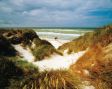 Spaziergänger am Strand von Prerow im Fischland-Darß-Zingst.
