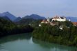 Stadtansicht Füssen im Sommer.
