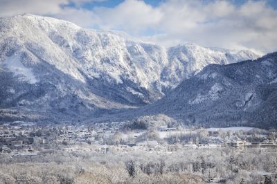 Stadt, Schnee und Spa