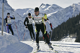 Sportlich in der Loipe, wild auf der Leinwand