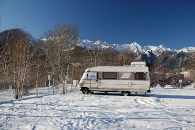 Wohnmobilurlaub im Schnee