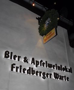 Bier- und Apfelweinlokal Friedberger Warte: