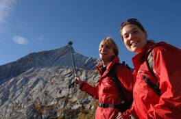 BERGsteigen und TALfahren