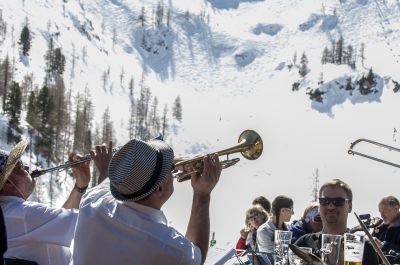 Auf Skiern zum höchsten Bauernmarkt der Alpen