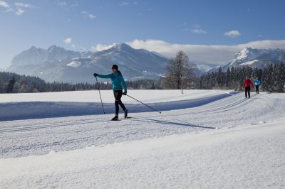 Yoga und Skilanglauf am Walchsee