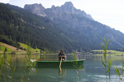 Petri Heil mit Alpenblick