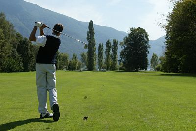 Winterliches Golfvergnügen: