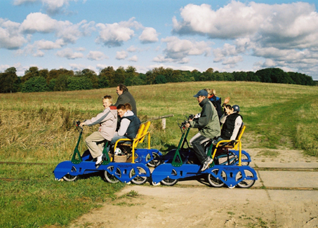 Draisinentour in der Seenplatte