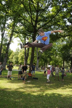 Slackline in Mayrhofen